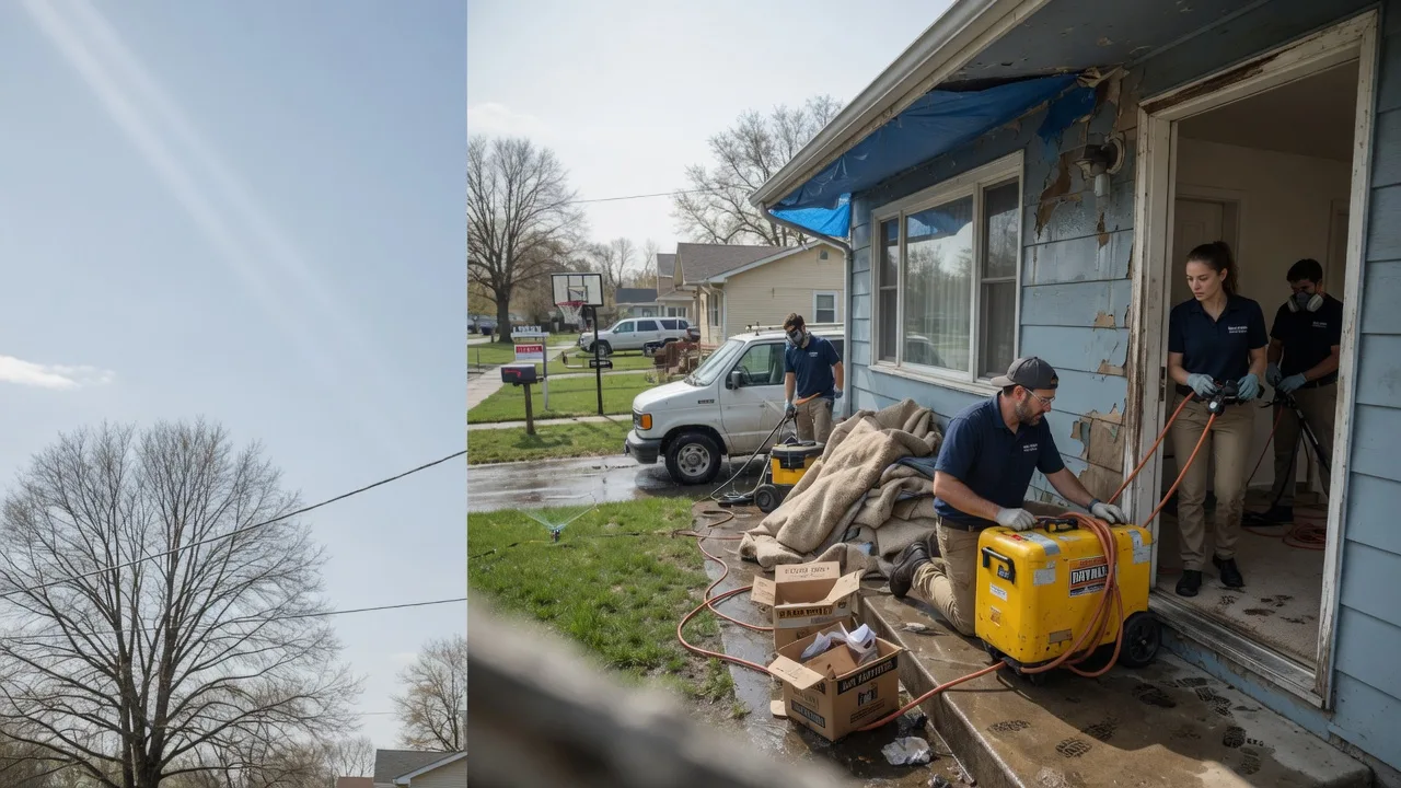 Basement Flood Cleanup in Council Hill, OK near me